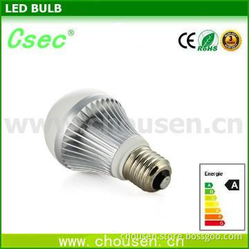 6W High-power LED Bulb with 550lm Luminous Flux, E27 Base CE,ROHS
